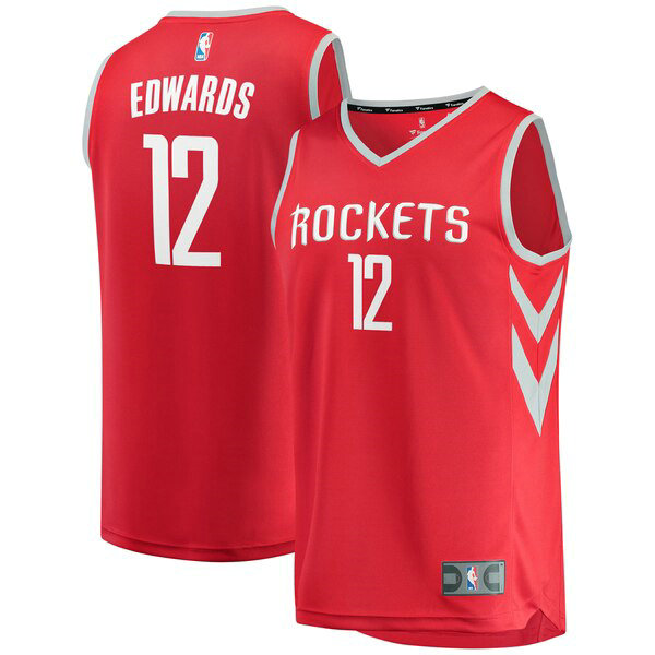 Maillot Houston Rockets Homme Vincent Edwards 12 Icon Edition Rouge